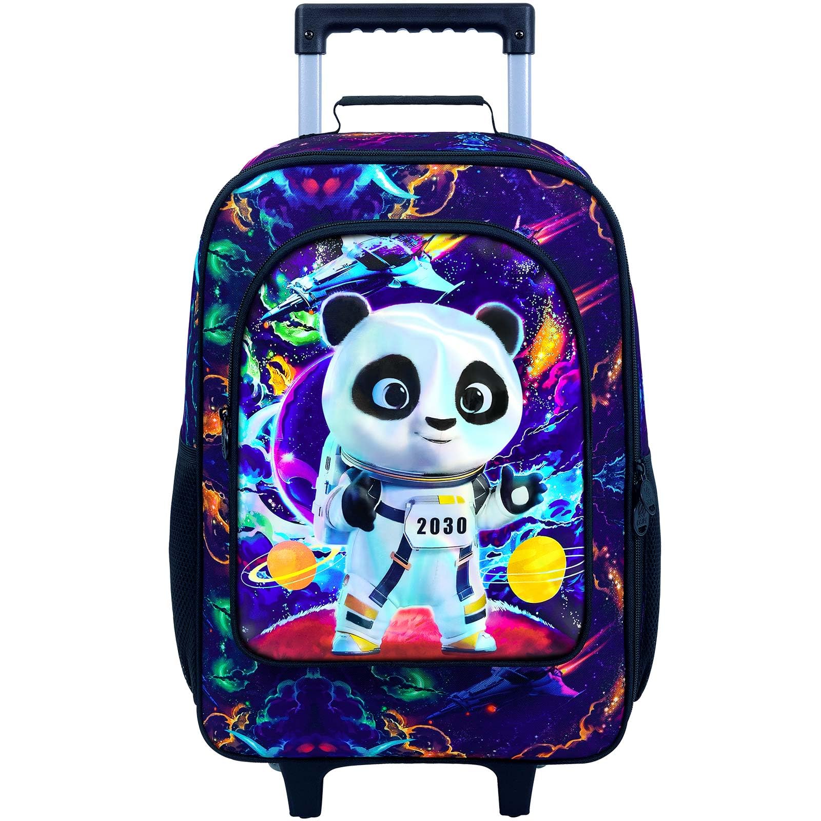 Photo 1 of Boys Suitcase, Kids Travel Suitcases with Wheels, Panda Carry on Rolling Luggage(Black)
