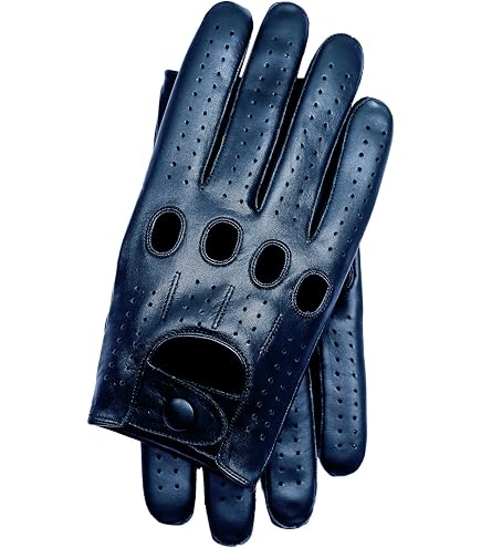 Dents Mens Clifton Unlined Peccary Leather Gloves - Black - Small
