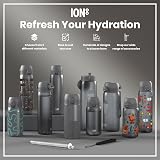 Ion8 Lightweight Steel Kids Water Bottle 400ml Grey Leak Proof Dishwasher Safe view 7