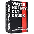 Falling Whale Games Watch Hockey, Get Drunk - The Live Hockey Drinking Game | 260 Cards with a Mini Puck.