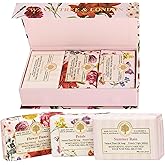 Wavertree & London Natural Soap Bars Gift Set (Set of 3) - Luxurious Floral Scented Bar Soap Pack, Moisturizing Triple Milled Body Soap Bars Enriched with Organic Shea Butter & natural ingredients