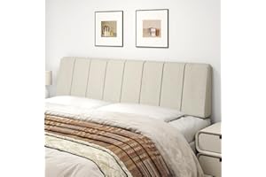 Liiwepo King Size Headboard Only-No Assembly, Upholstered Headboard King Size Linen Fabric Modern Style Headboards for Adjustable Bed Extra-Thick, Beige