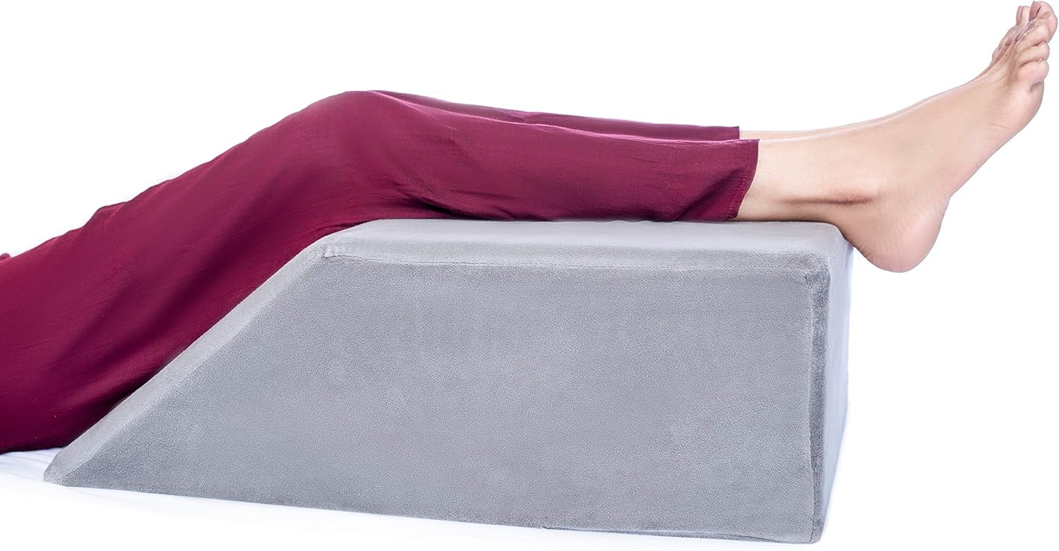 FOVERA Leg Elevation Pillow Relieves Leg, Hip & Knee Pain, Ideal for