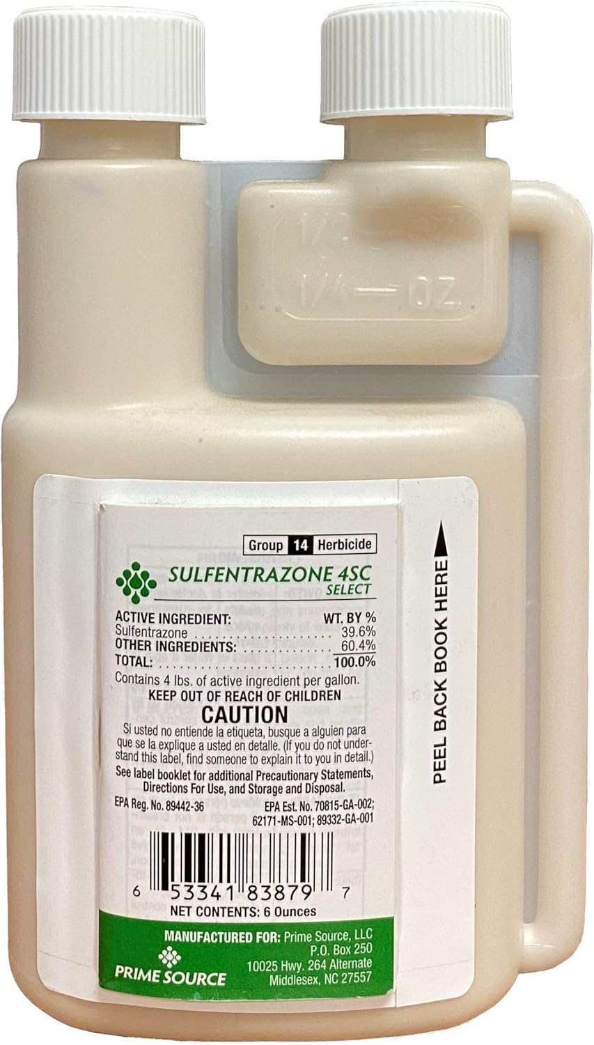 Sulfentrazone 4SC Herbicide (Dismiss) (6 ounces) Garden