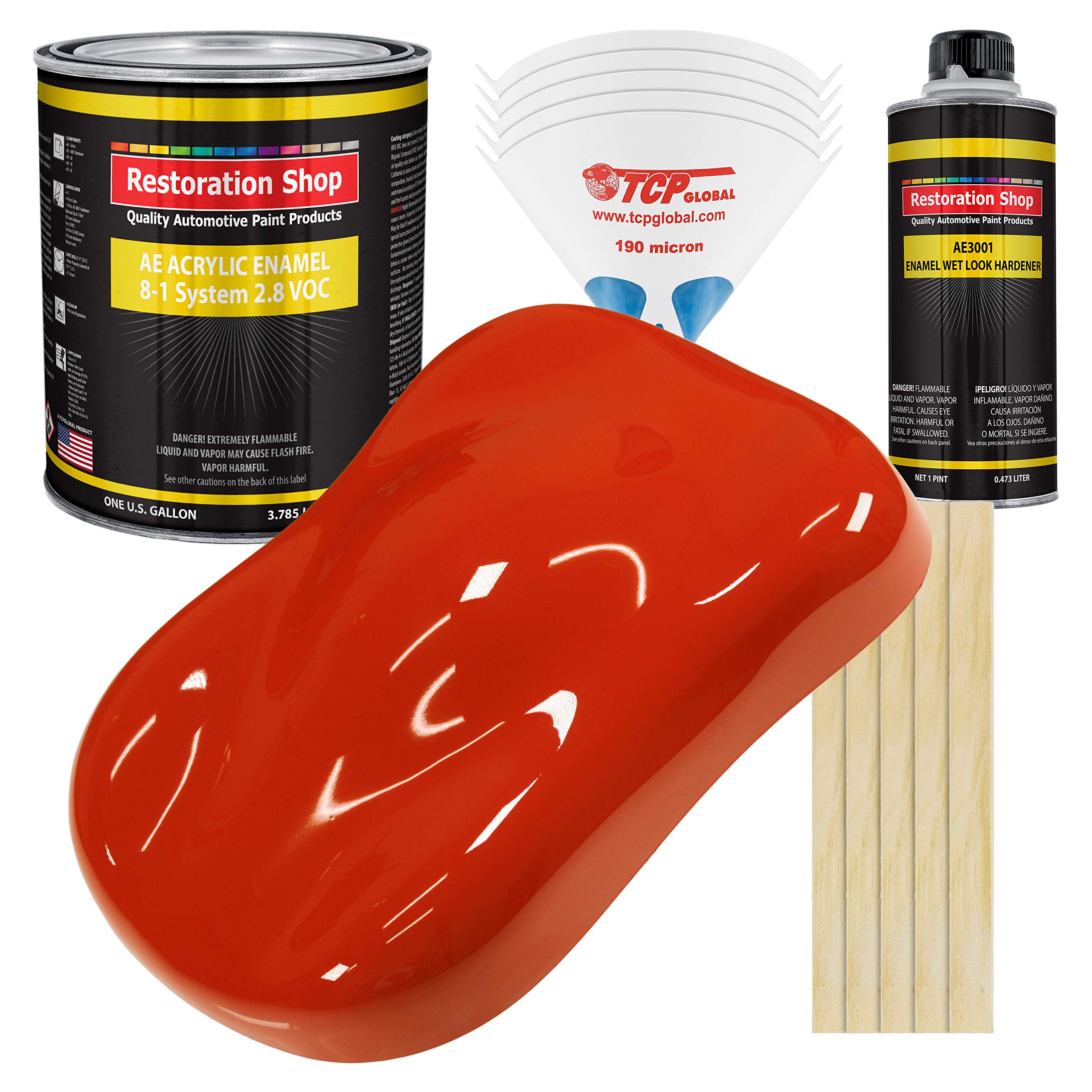 Buy Restoration Shop Monza Red Acrylic Enamel Auto Paint Complete