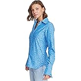 Robert Graham Womens Priscilla Long Sleeve Woven Button Down Shirt