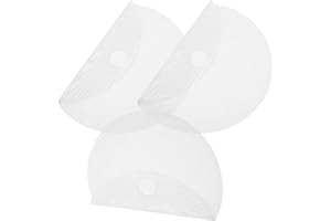 ERINGOGO 3Pcs Reusable Silicone Dehydrator Trays Round Food Dryer Liners for Jerky and Fruit Dehydrating