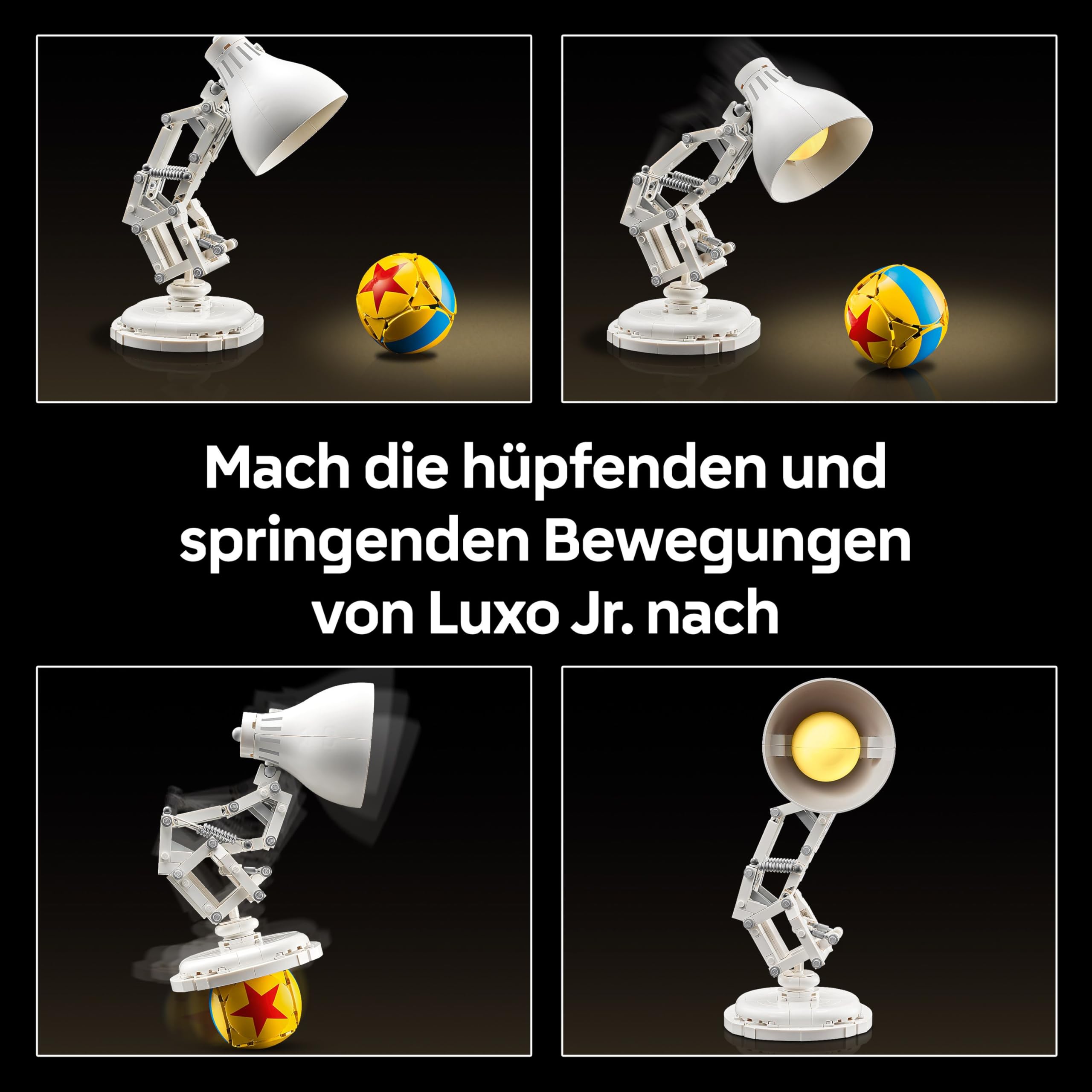 LEGO Ideas | Disney Pixar Set - Modellbau für Erwachsene - 3D Puzzle mit versteckten Filmreferenzen - DIY Schreibtisch Deko - Geschenkidee zum Vatertag für Sammler - 21357 5