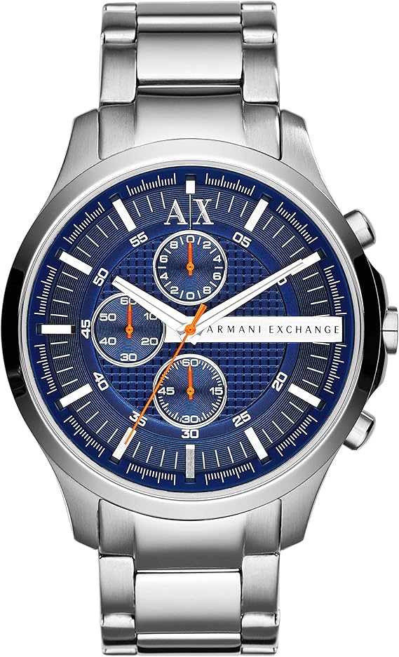 armani exchange chronograph stainless steel watch