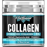 NEUBEAUTICS Collagen Cream For Face - Anti Aging Night Women Made In USA Wrinkle With Retinol Hyaluronic Acid Firming & Hydrating Effect Facial Cream, 50 ml