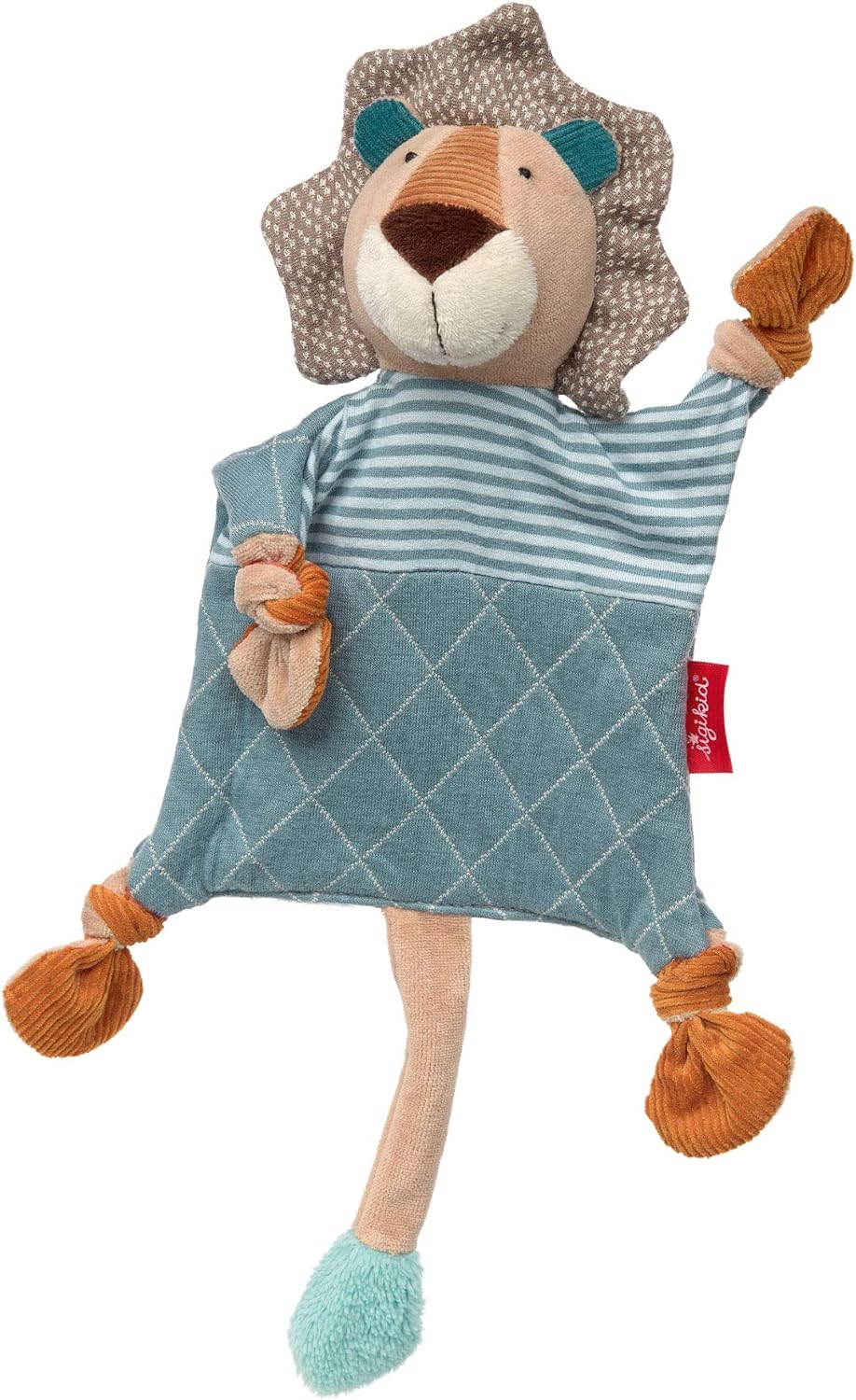Sigikid 42157 Schnuffeltuch, Lulo Lumpo, Beige, 22 x 20 x 9 cm