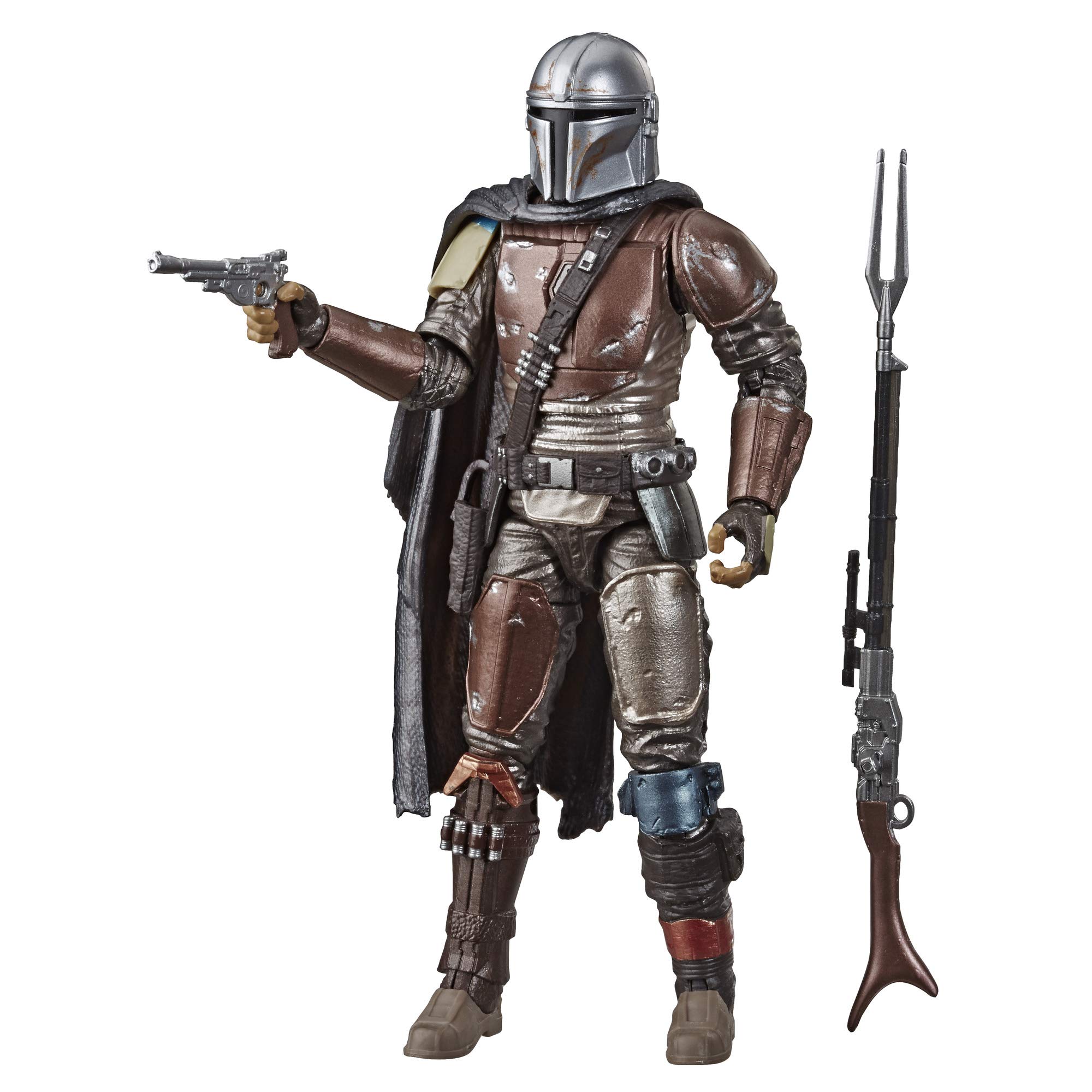 Star Wars The Black Series Carbonized Collection The Mandalorian Toy 6-inch Scale Action Figure, Toys For Kids Ages 4 and Up