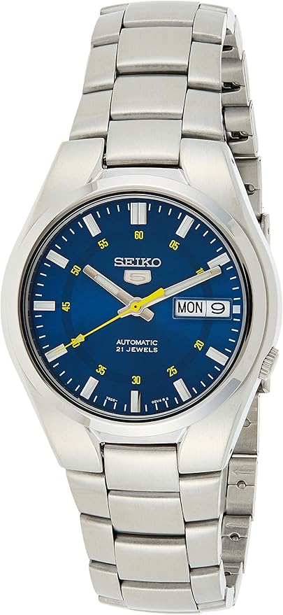 Amazon Com Seiko Men S Snk615 Automatic Stainless Steel Watch Seiko Watches