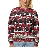 Funny Pet Knit Christmas Sweater Women, Pet Lovers Men Christmas Long Sleeve Pullover Sweatshirt