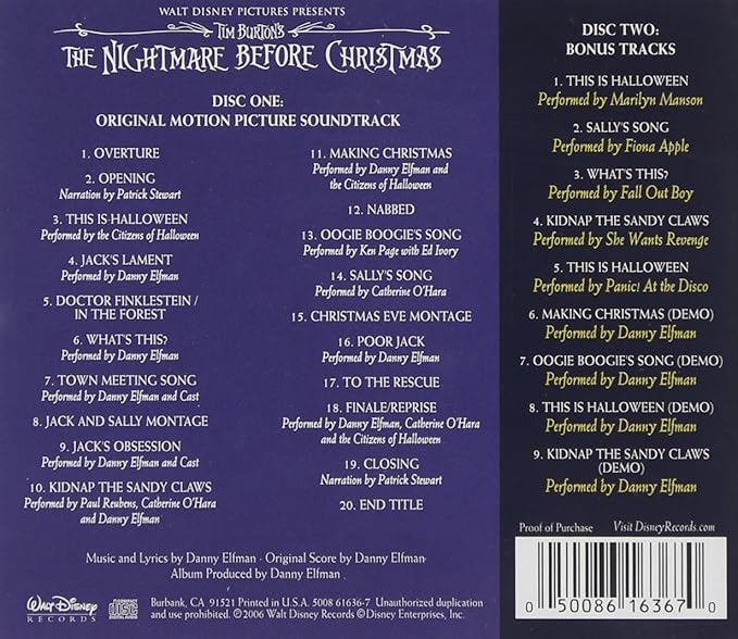 Amazon Nightmare Before Christmas Spec Various Artists クリスマス 音楽