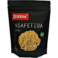 QiVeda Premium Asafoetida Powder (Hing) | Grain & Gluten Free (8oz.)