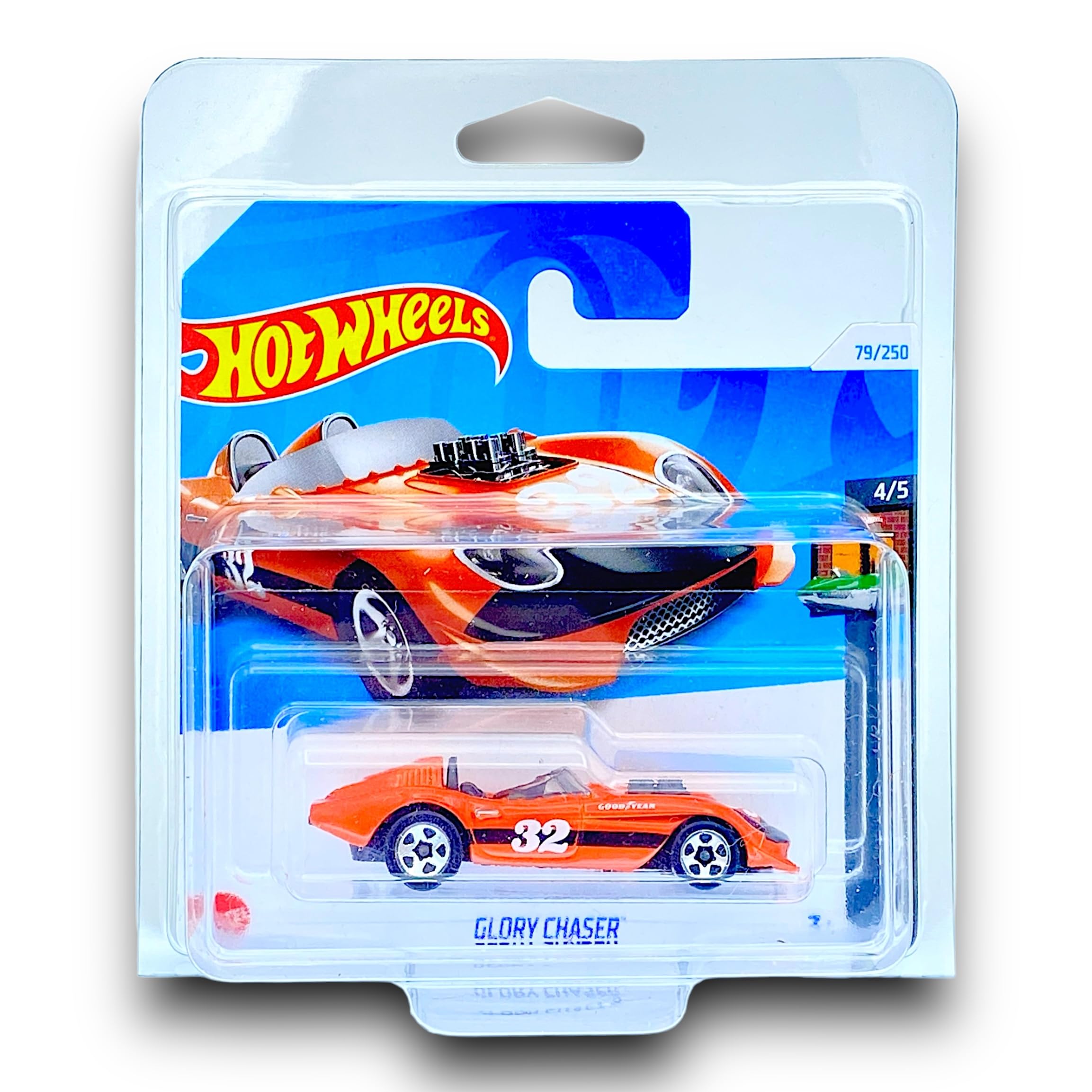 Hot Wheels Glory Chaser (Orange & Black) 4/5 HW Dream Garage - 2024-79/250 (Short Card) - COMES IN A GENUINE KLAS CAR KEEPER PROTECTOR CASE - HTB51