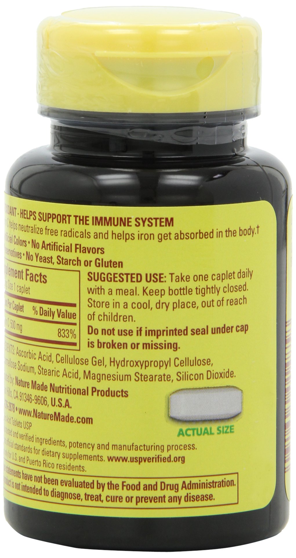 Nature Made Vitamin C 500mg, 100 Caplets (Pack Of 3) on Galleon Philippines