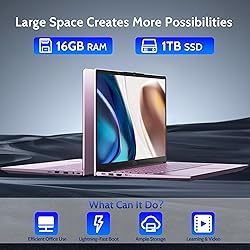 NIMO 15.6 FHD Student Laptop, 16GB RAM, 1TB