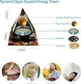 ycyingcheng Pyramid Ogan Crystal Energy Tower Tiger Eye Ball 6CM view 4