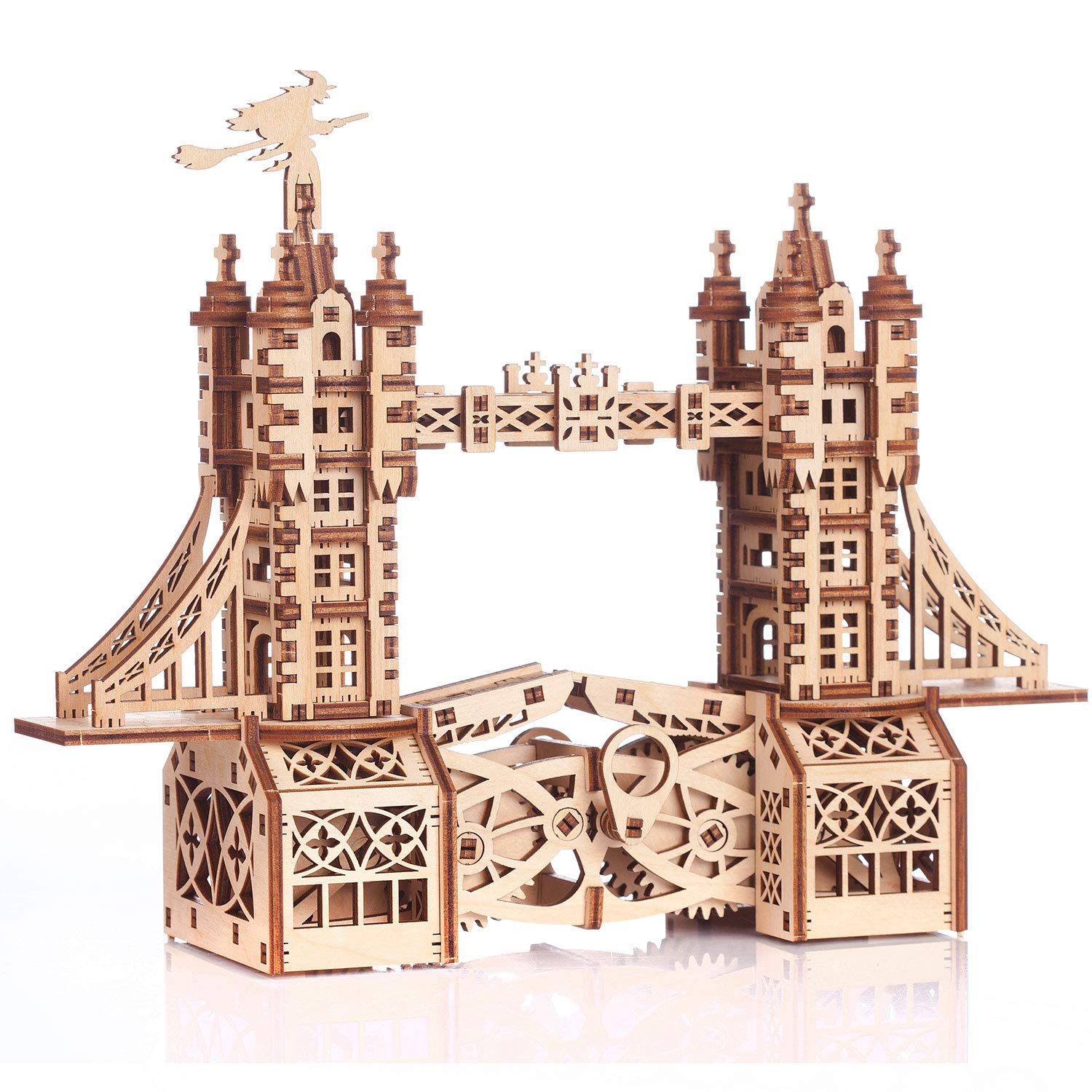 Gigamic- Tower Bridge Small Model 3D Mobile in Wood, PWTOS,