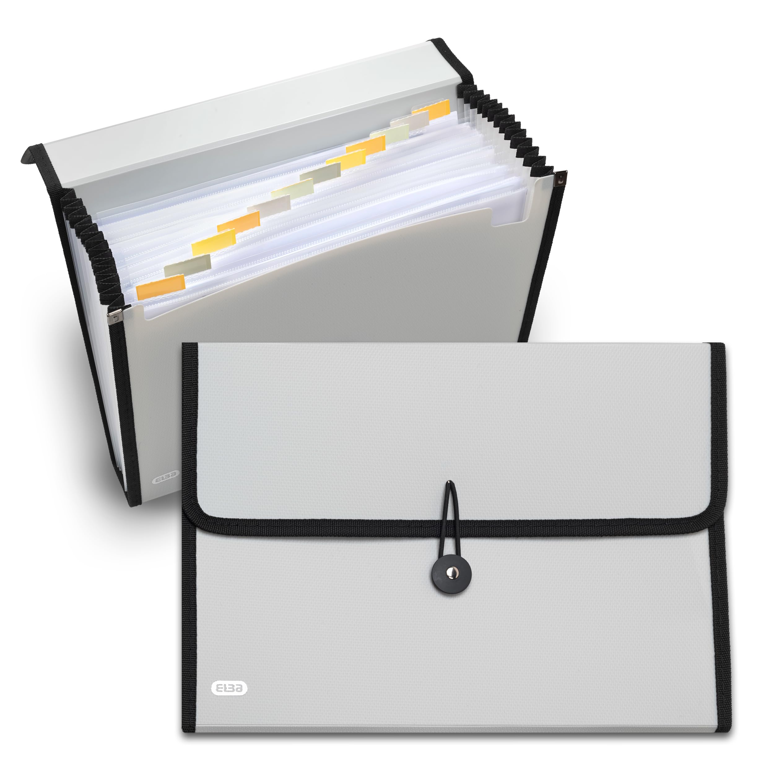 Elba Document Folder A4 Expanding File - Light Grey