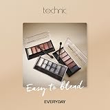 Technic Bronze Eyeshadow Palette - 6 Pigmented Shimmer Shades 7.2g view 4