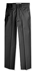 Johnnie Lene Boys Flat Front Slim Fit Dress Pants