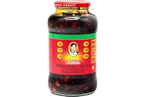Lao Gan Ma Fried Chili in Oil – 730g (25.75 oz) | Authentic Chinese Chili Crisp | Spicy & Savory Condiment for Noodles, Rice, Stir-Fries & More | Crunchy & Flavorful