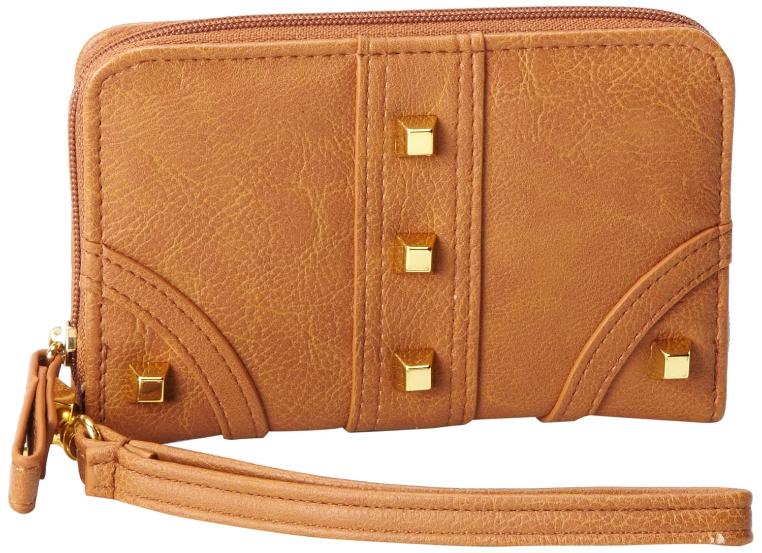 Jessica Simpson Melrose Cell Phone Wristlet Saddle One Size Women Wristlets