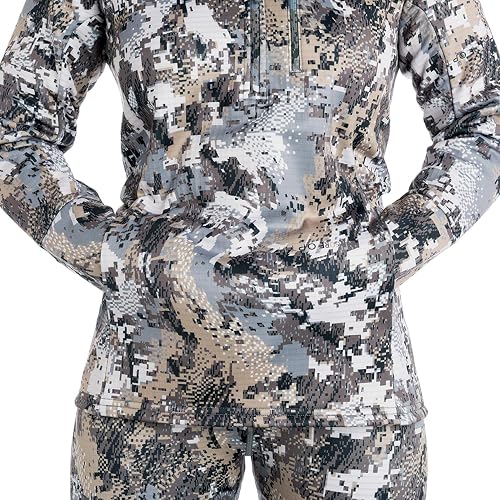 Sitka Women's Fanatic Hoody | Fleece Hunting Top With Camo Face Mask & Odor Control - View #2