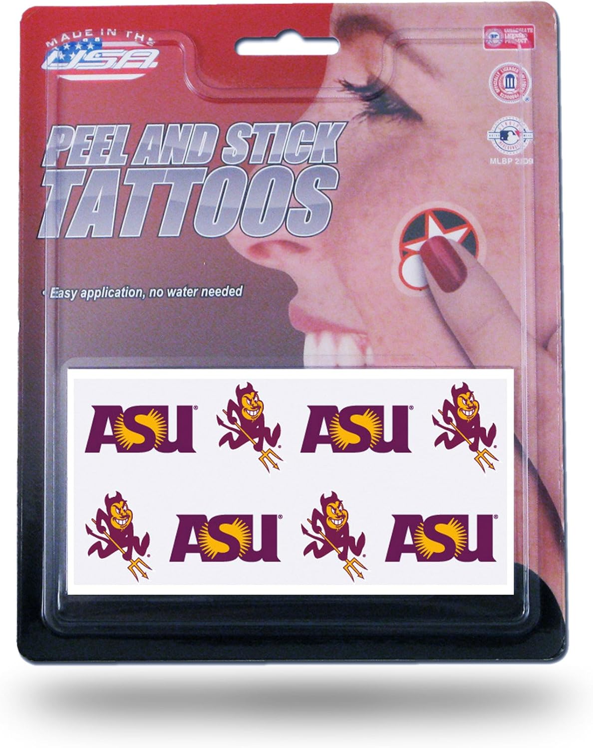NCAA Rico Industries Face Tattoos, 8-Piece Set, Georgia Bulldogs : Sports Fan Decals : Clothing