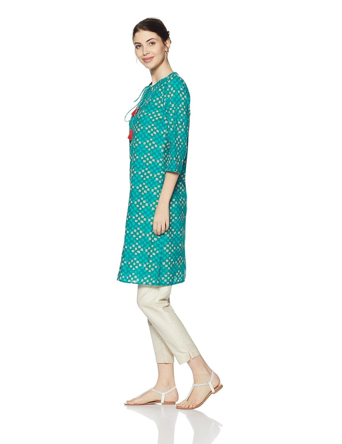 amazon brand- myx women's straight kurta