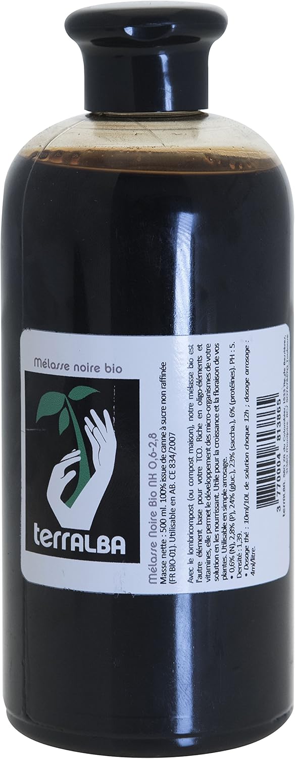 Melasse Noire Bio De Canne à Sucre 450g Primeal