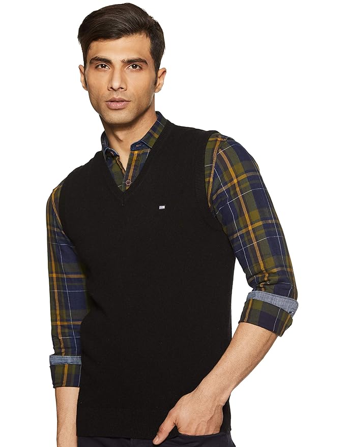 Arrow Sports Men's Notch Lapel Cotton Sweater: Amazon.in: Clothing & Accessories