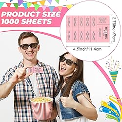 Kosiz 1000 Sheets Raffle Tickets with 10 Bid