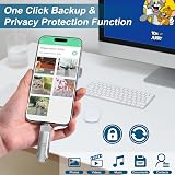 JSL JDTDC 128GB USB C iPhone Flash Drive Photo Backup Stick iPad Android view 4