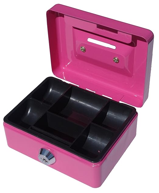 Product Nation 5Inch Cash Box Pink Amazon.co.uk Office Products