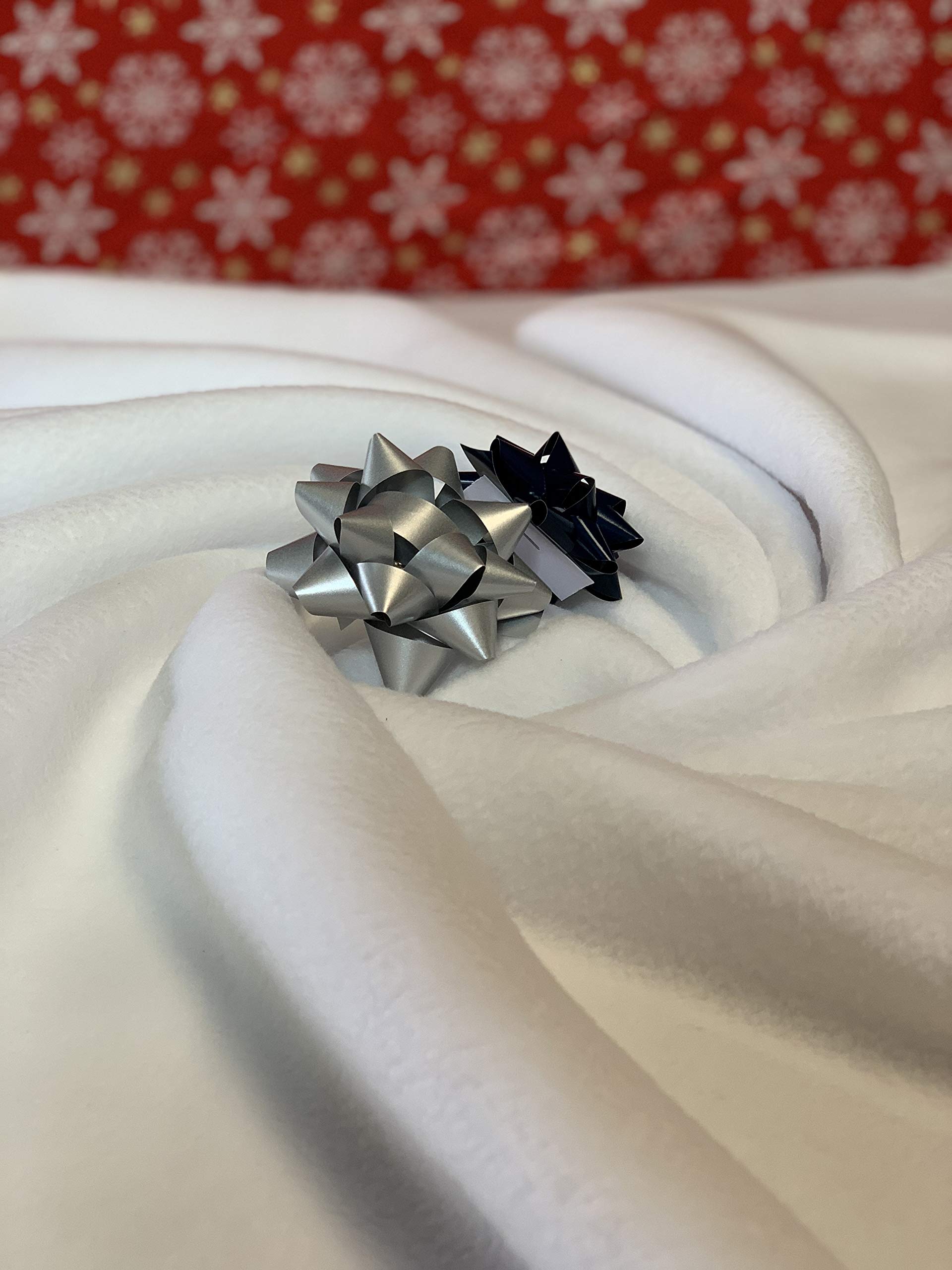 Printed Kid Cuddle Polar Fleece Soft Throw Blanket Anti Pill Fabric Material 58" (White) — image 1