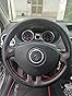 PER SUZUKI SX4 06-11 Vera Italiano Copertura Del Volante IN Pelle Beige
