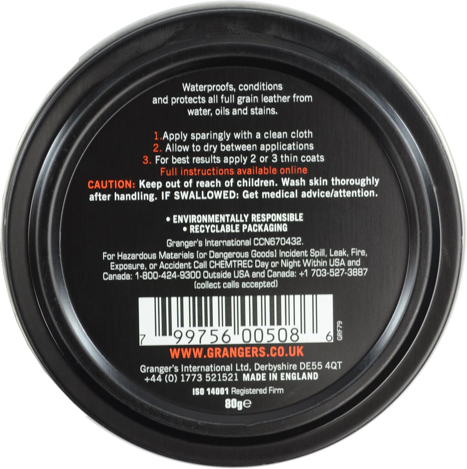 Grangers G Wax / High Performance Boot Waterproofing / 2.82 Oz: Sports & Outdoors