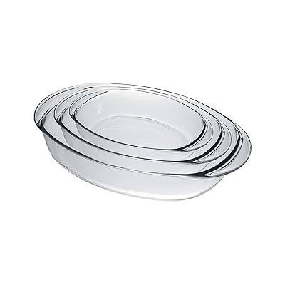 Set of Duralex Oven Chef Glass Oval Baking Dishes Nigeria Ubuy