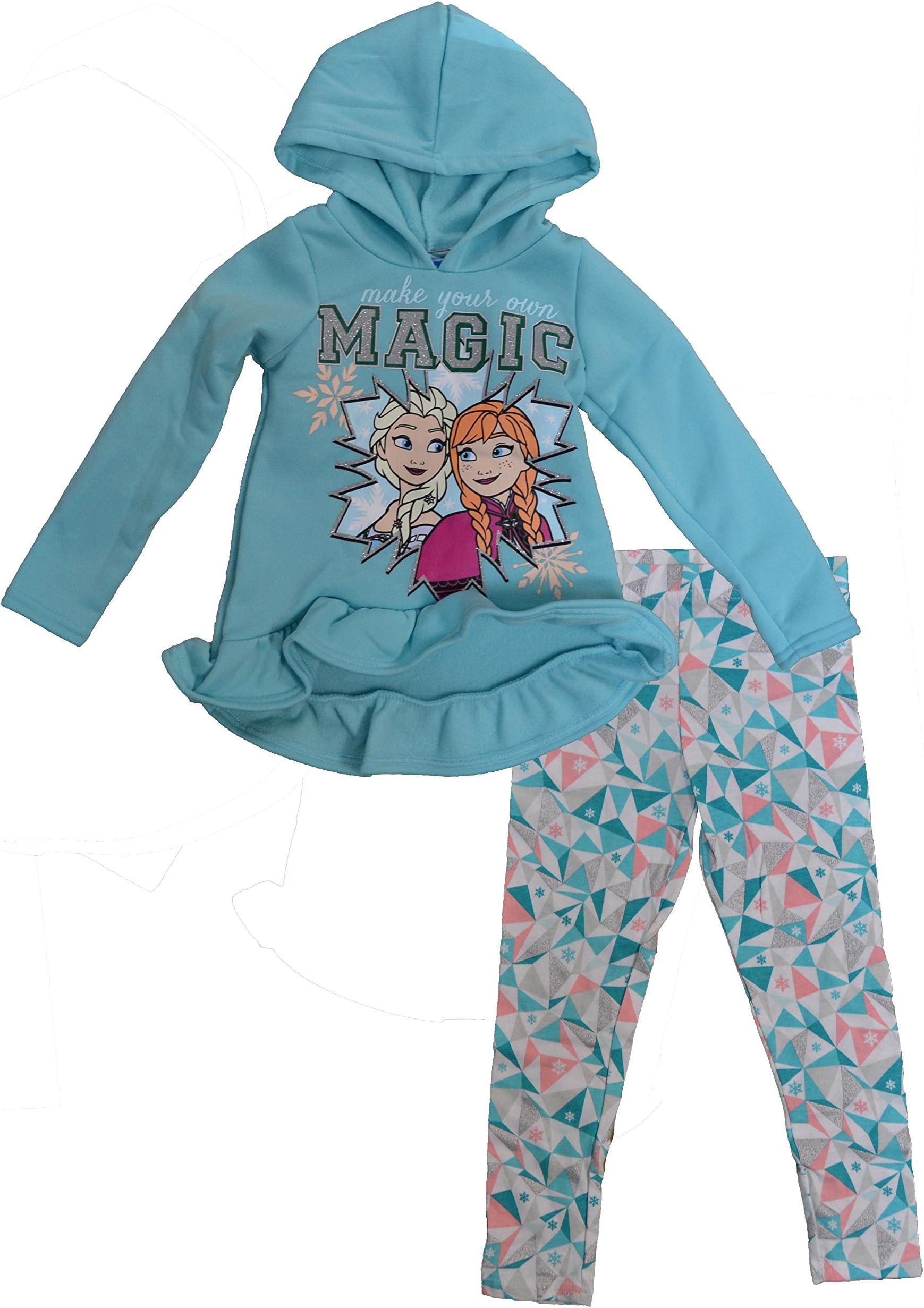 Disney Little Girls Frozen Make Your Own Magic Hoodie & Legging Set
