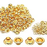 Litoexpe 5MM Grommets Eyelets 200 Pcs, Self Backing
