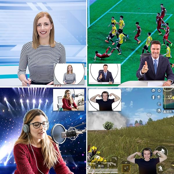 PORTABLE WHITE SCREEN CHAIR, 57 IN BLUEBACKDROP WITH STAND DOUBLE SIDED FOLDABLE SCREEN BACKGROUND, CHROMA KEY, BLUE BACKDROP FOR CHAIR PHOTOGRAPHY STREAMING GAMING PHOTO ZOOM VIDEO CHATS AND MEETING