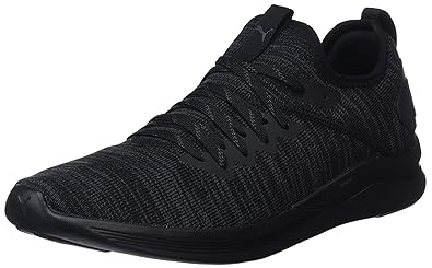 Puma IGNITE FLASH EVOKNIT, Herren Laufschuhe, Schwarz (PUMA BLACK 05), 48.5 EU (13 UK)