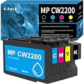 Vylent MP CW2200 Ink Cartridge High-Yield 841720 841721 841722 841723 4Pack | Compatible for Ricoh for Gestetner Savin Savin MP CW2200 CW2200SP CW2201SP Printer Ink (Black/Cyan/Magenta/Yellow)