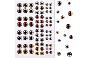 Fishing Lure Eyes - 3D/4D/5D Bionic Fish Eyes Fly Fishing Eyes for Making Fishing Bait Lifelike Artificial Realistic Epoxy Fl