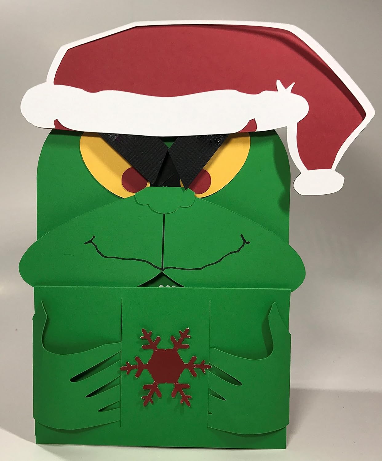 The Grinch Gift Card Holder or Money Holder Handmade