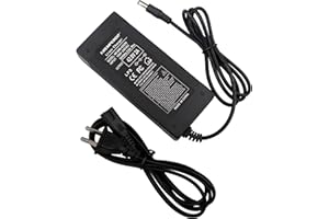 NSHUICH, 42V Charger 36V Electric Bike Replacement Charger Output 2A for Swagtron EB5 Lithium Battery DC-Round Port 5.5